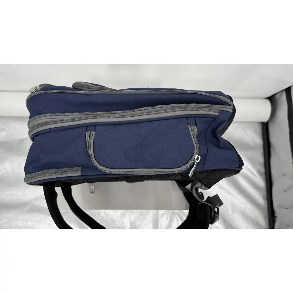 eBags Mother Lode EVD Travel Backpack Blue Carry On Expandable Luggage Laptop